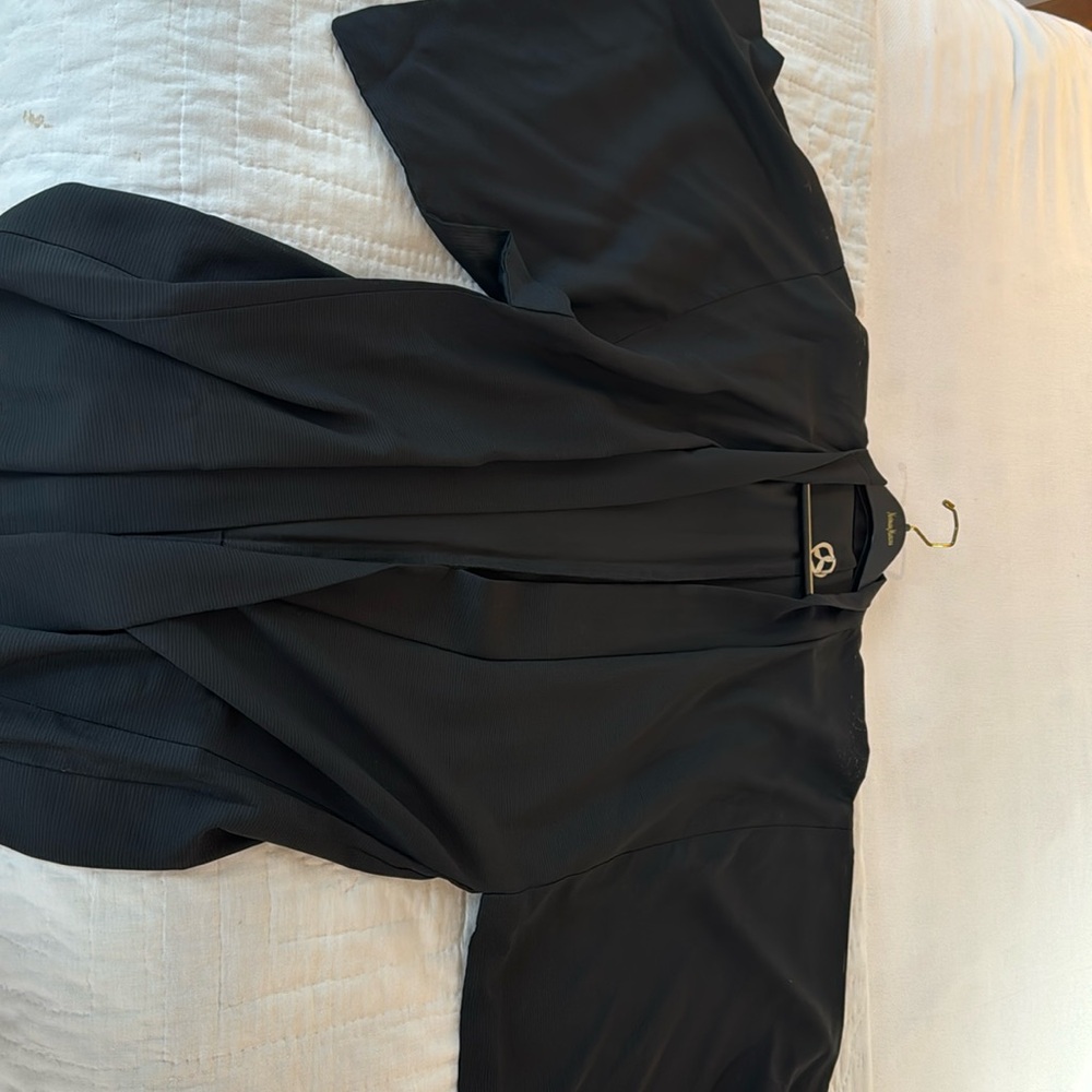 Exotic Black Silk Kimono